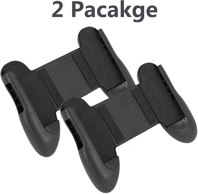 2pcs Game Clutch Universal Grip Adjustable Phones Mobile Controller Phone Game Grip Case Ergonomic Design Game Grip Handle Controller Stand Holder Joypad for iPhone 12/13/14 Pro Max/ Galaxy S22/23