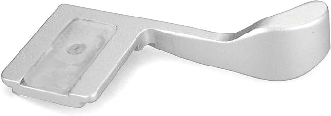 Metal Thumb Up Grip Hot Shoe Thumb Rest Grip Compatible for X100 X100S X10 X20 X-PRO1 X-E1 E-PL5 E-PL3 E-PL2 E-PL1 ME M9 M9-P M8 - Silver
