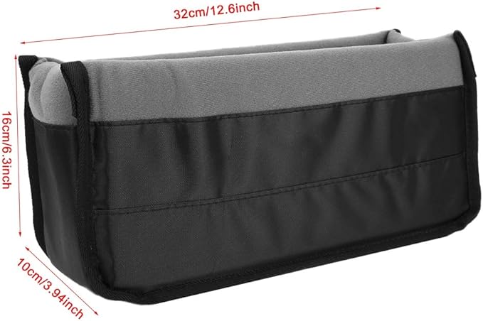Pongnas Shockproof Camera Insert Bag with Padded Dividers for Safe Lens Storage (Grey)