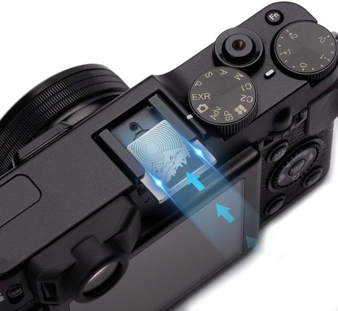 Camera Metal Hot Shoe Cover for Fujifilm XPro3 XT5 XT4 XT3 XT2 XT50 XT30 XT30II XT20 XT200 X100VI XE5 for Nikon ZF Z5 Z6 Z6II (Copper Alloy-Hot Shoe Cover)