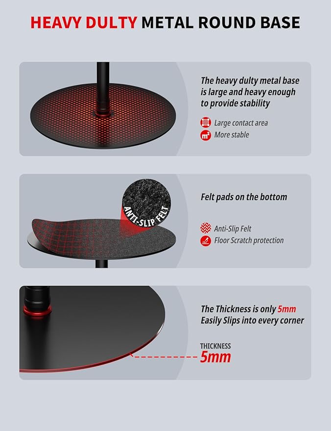 IFOOTAGE A400 Round Base Monopod, 79'' Studio Light Stand with Flat Base, Aluminum Camera Tripod Monopod Stand for Video Recording, Live Streaming, Interview, Payload 22lb