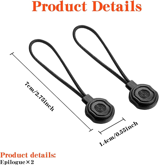 Anchor Connector Suitable for Peak Design Strap 3-Layer Structure Load-Bearing 198 lbs Suitable with DSLR Mirrorless Camera Telescopes (Black-2)