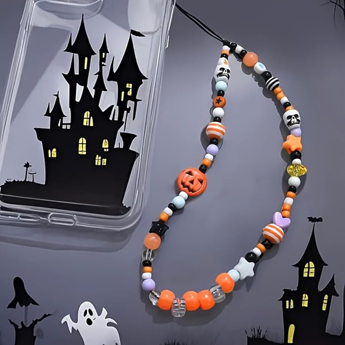 Beaded Camera Wrist Strap Cute Digital Camera Charm Lanyard Phone Charms Strap Beaded Camera Chain for Phone Bag Keychain