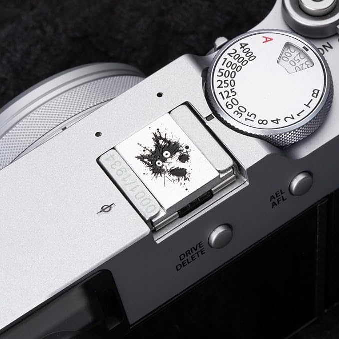 Camera Metal Hot Shoe Cover Protector Cap Cute Compatible for Fujifilm X100VI X100V X-M5 X-E5 X-T4 X-T3 for Leica Q Q3 (Cat)