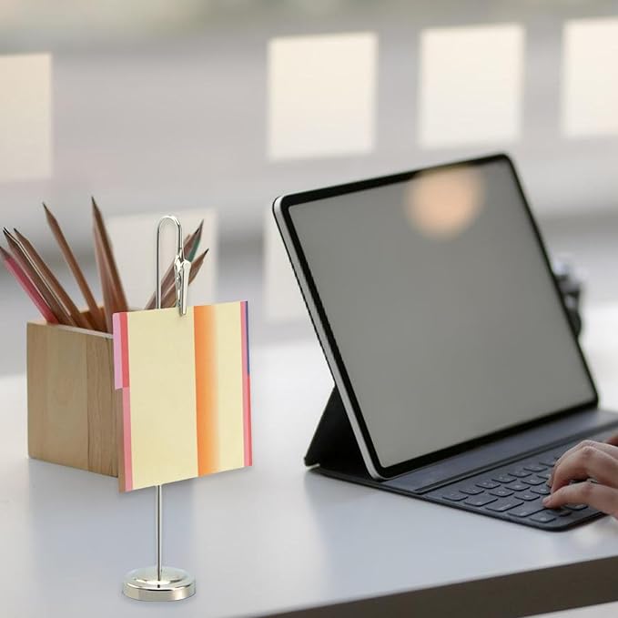 Photo Holder with Clips Note Place Card Photo Stand Memo Clips Place for Cards Name Memo Clip Postcard for Cards