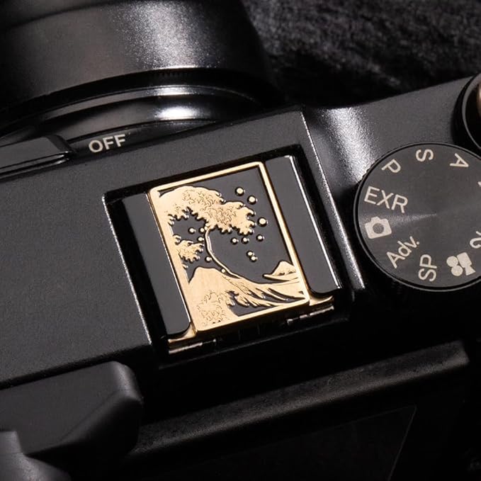 DBZZ Camera hot Shoe Cover and Shutter Buttons Soft Shutter Release Button - Compatible with Fuji xt5 xt50 xt30 xt200 xt100 xpro2 xpro3 (fsh bass Cover)