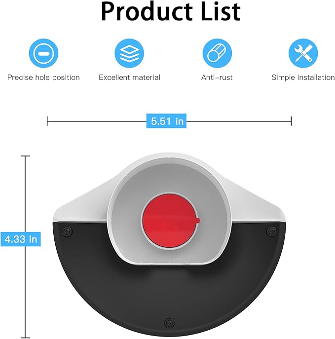 HOLACA Sun Rain Shade Camera Cover for Stick Up Cam Pro, Camera Shield for Resistant UV (White)