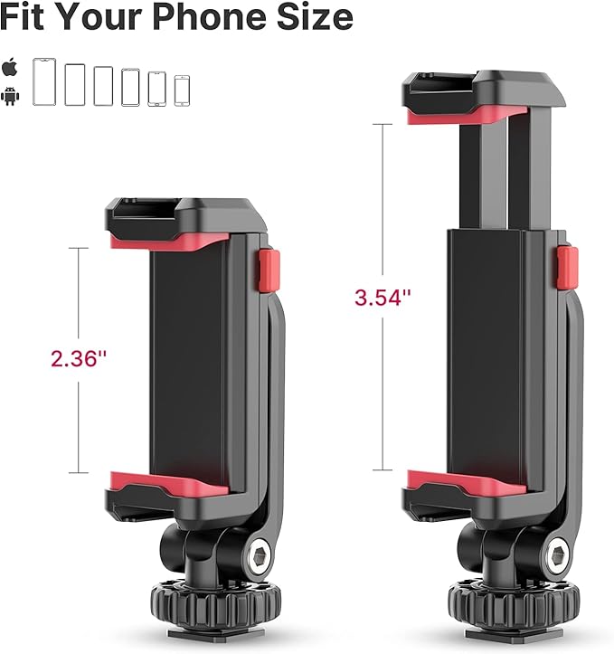 ULANZI Phone Tripod Mount ST-06S Smartphone Video Rig with Handles
