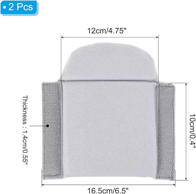 PATIKIL Camera Bag Divider, 2Pcs 6.5"x6.3"x0.55" Shockproof Camera Bag Inserts Separator Pad Protective Lens for Nikon Camera DSLR Protect Bag Organizer Universal Divider Cushion, Gray
