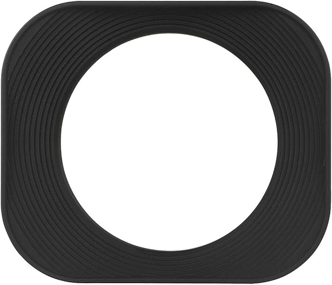 Haoge LH-E2T 49mm Square Metal Screw-in Lens Hood with Cap for Sony RX1 RX1R RX1RII Camera, Sony E 20mm f2.8, 28mm f2, 30mm f3.5, 35mm f1.8, 50mm f1.8, TE 24mm F1.8, 55mm F1.8, TFE 35mm F2.8 Lens