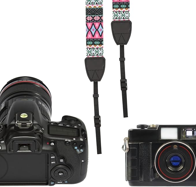 1 X 70CM DSLR Camera Strap Neck Shoulder Strap Belt Color Pinstripe Suitable for CANON EOS Rebel T5i T4i T3i T3 T2i T1i XT XTi XSi SL1 DSLR Cameras