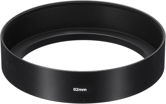 PATIKIL 82mm Lens Hood, Standard Focus Frosted Surface Anti-Reflective Inside Hood for Camera Lens, Black for Nikon, for Fujifilm, for Pentax, for Leica