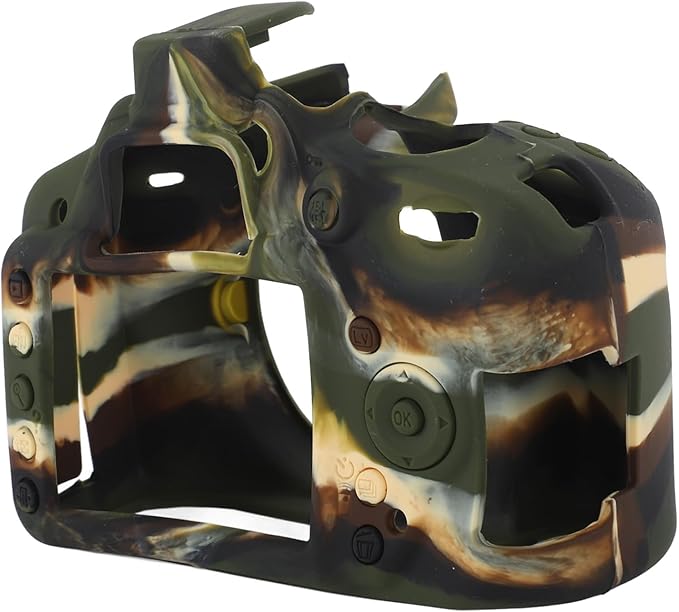 Silicone Camera Case for D3100, Shock Proof Rubber Protective Body Skin Cover Bag for D3100 (Camouflage)