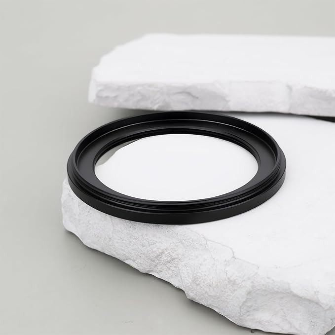 2pcs 62mm-49mm Step-Down Adapter Ring for 62mm Camera Lens Filter Conversion Mount