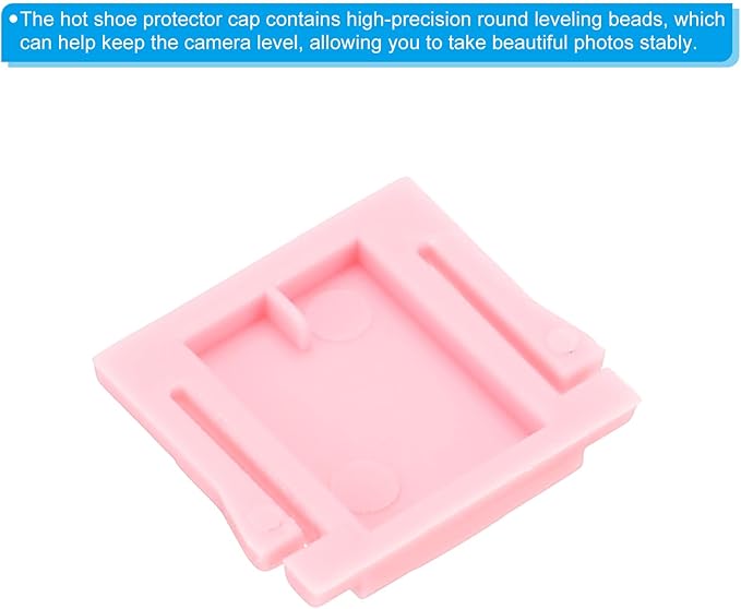 PATIKIL Universal Camera Hot Shoe Cover Cap, 6 Pack Hot Shoe Cap Hot Shoe Protector Plastic Suitable for Nikon for Fujifilm for Pentax DSLR/SLR Camera, Pink