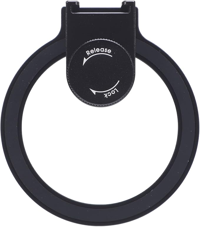 67mm Phone Filter Mount, Threaded Lens Filter Clip Phone Lens Filter Ring with Cold Shoe Mount, 67mm Phone Lens Filter Adapter Mount for ND CPL Star Filters, Phone Lens Filter Ring