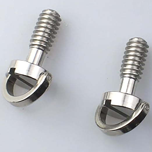 FDXGYH 2pcs 1/4-20 Thread D-Ring Stainless Steel Camera Fixing Mounting Screw for Camera Tripod Monopod Quick Release Plate