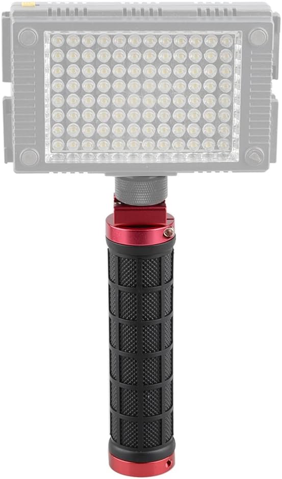 CAMVATE Hand Grip with Cold Shoe Mount for Monitor Flash Light