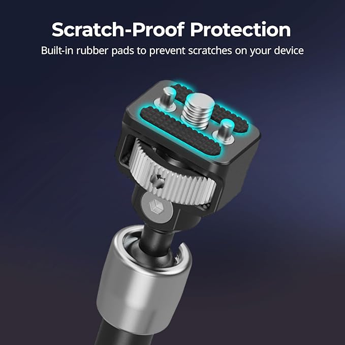 SMALLRIG 11'' Magic Arm with 1/4"-20 Screws & Spring-Loaded Pins, 1.5kg Load Capacity, 360° Dual Ball Head, Non-Slip Design for Cameras/Lights/Monitors/Mics/Phones – 5309