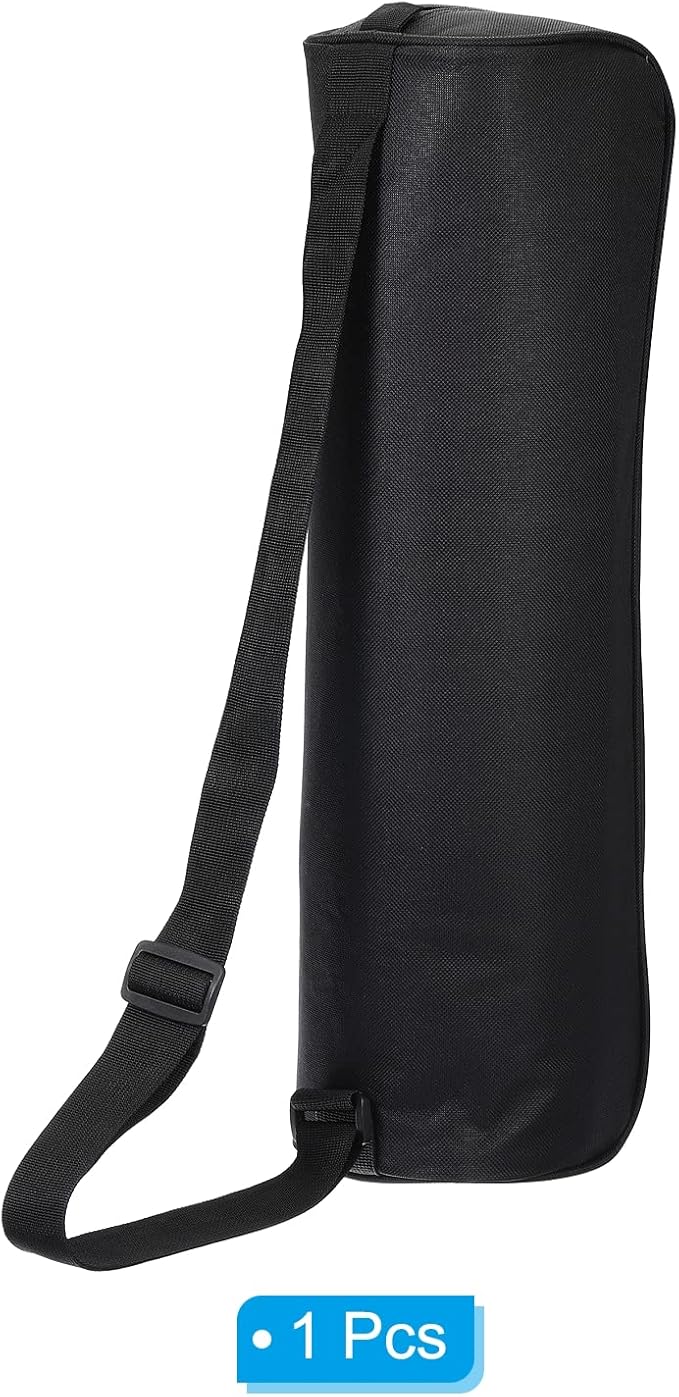 PATIKIL 20" x 5" x 5" Long Tripod Carrying Case Bag, Nylon Padded Carry Bag with Shoulder Strap for Camera Tripods Monopod Light Stand Microphone, Black