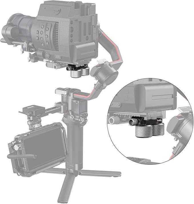 SMALLRIG Counterweight Kit Compatible with DJI RS2/RSC2/RS 3/RS 3 Pro and for Zhiyun Crane 2S/3S/Weebill S and for Moza Air 2/AirCross 2 Gimbal Stabilizers - 3125