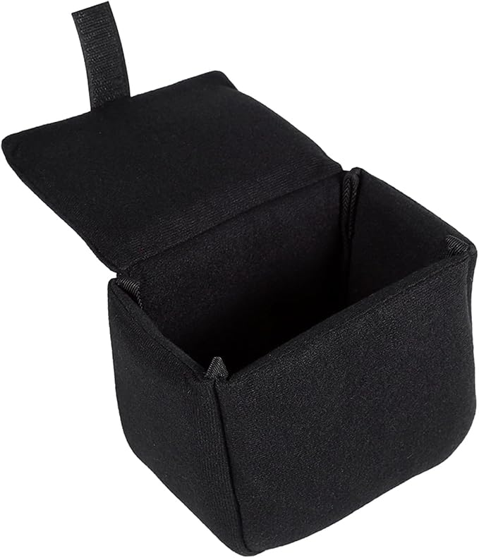 DLSR Camera Bag, Small Mirrorless Camera Insert DLSR Camera Bag Insert Padded Shockproof Foldable Camera Case Bag Organizer Accessory for Photographing Padded Camera Pouch Camera Insert Bag (Black)