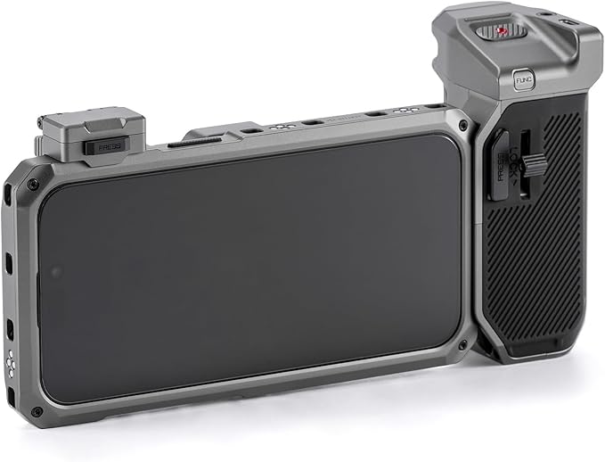 Tilta Khronos Advanced Kit Compatible with iPhone 15 Pro - Space Gray | Includes Phone Case, ND Filters, PD Focus Handle, and Cooling Fan