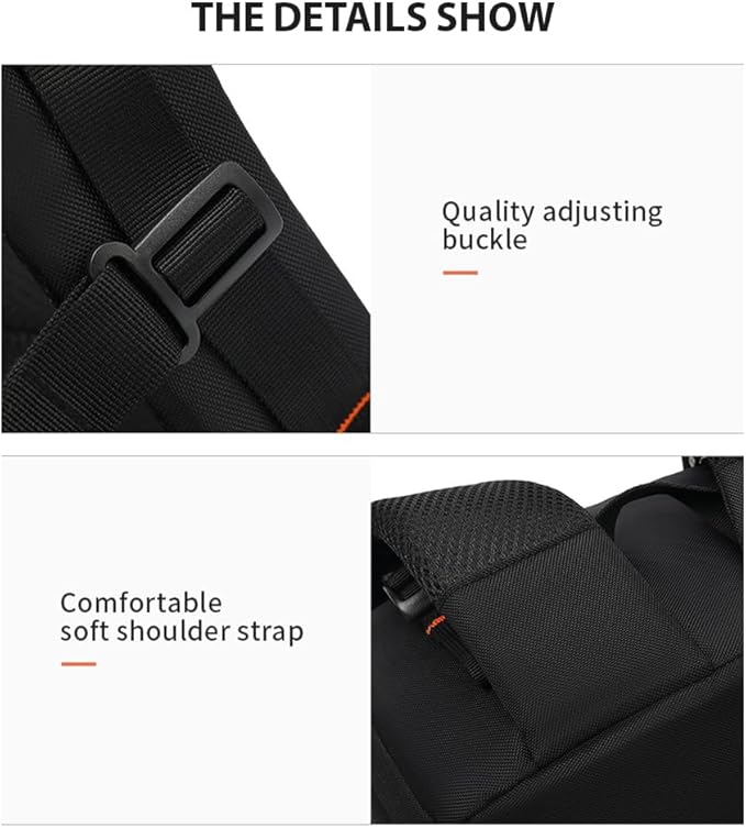 Brrnoo Lightweight Camera Backpack with USB Charging Port – 800g Water-Resistant Professional DSLR Bag with Tripod Strap, 15.6" Laptop Compartment & Gear Organizer for Photographers & Travelers