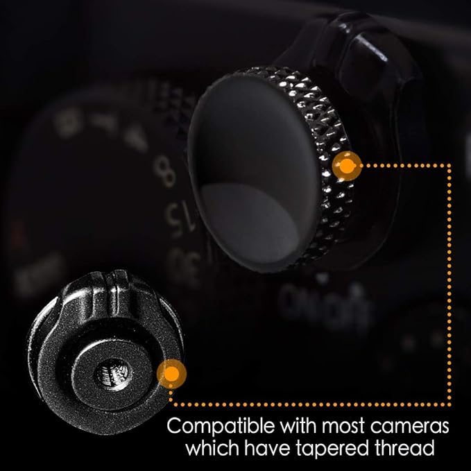 Fuji Shutter Release Button Accessories: Fujifilm Camera Soft Shutter Button - Black Shutter Button for Canon Nikon Leica Film X100V X100F Xt5 Xt4 Xt3 Xt2 Xt30 Xt20 Xt10 Xpro3 Xpro2 Xpro1