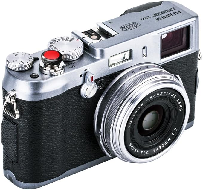 JJC Camera Soft Release Button, Shutter Button for Fuji Fujifilm X-T5 X-T4 X-T50 X-T30 III II X-PRO3 X100VI X100V X-E5 X-E4 X Half GFX100RF Sony RX1R II RX10 IV III Leica Q3 M10 M9 Nikon Zf Df F3