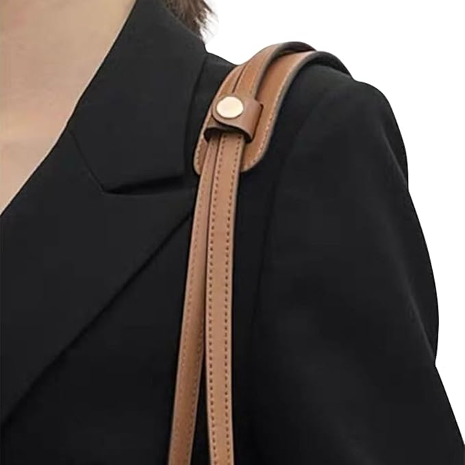Shoulder Strap Pad Replacement,Microfiber Leather Strap Pads Detachable Cover for Tote Bag