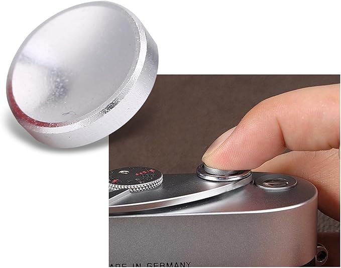 3pcs Universal Camera Shutter Button,Metal Mini Soft Release Buttons with Concave Surface