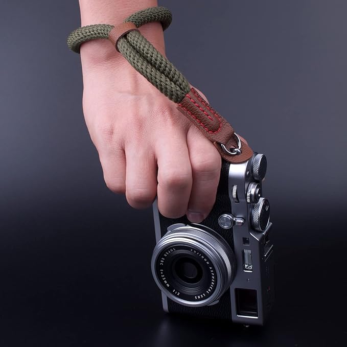 Camera Wrist Strap,Hand Strap lanyard for DSLR SLR Mirrorless Camera Rope Adjustable Safety Strap(Green)