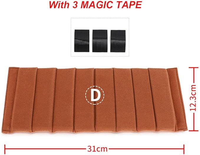 4-Pack Camera Bag Case Insert Partition Divider Separator Pad Protective Lens Camera Bag Dividers Inserts Compatible with Canon Sony etc...