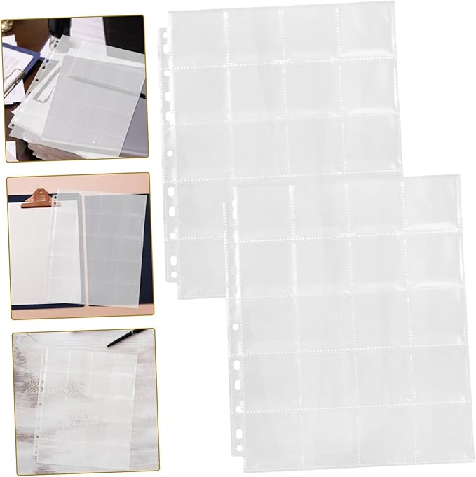 ARTIBETTER 30pcs Film Negative Sleeve Binder Pages Acid Holders for Organizing Film Negatives Portable Storage for Easy Access and