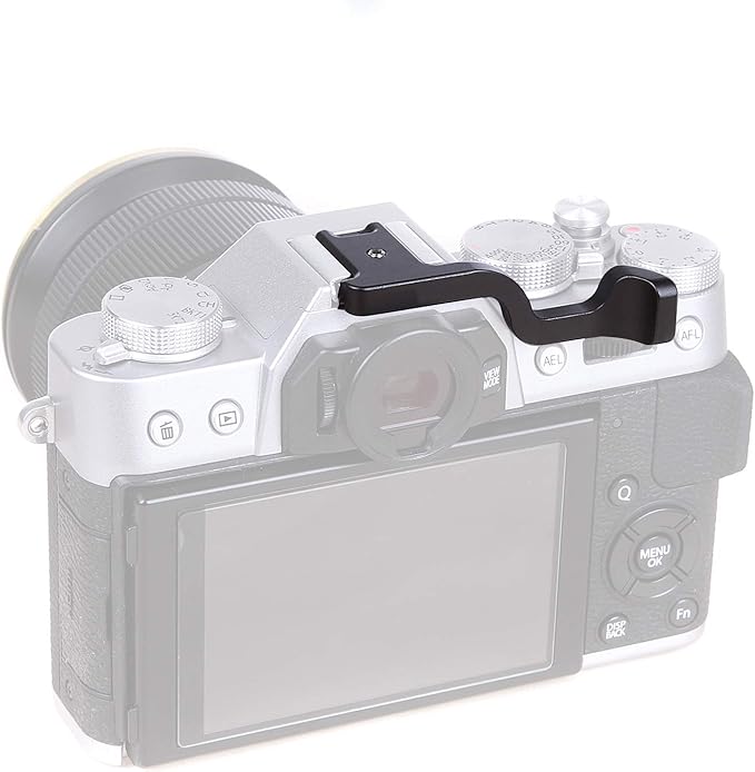 Metal Thumb Up Grip for Fujifilm Fuji XT100 Camera - Black