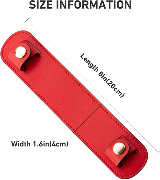 Shoulder Strap Pad Replacement,Microfiber Leather Strap Pads Detachable Cover for Tote Bag