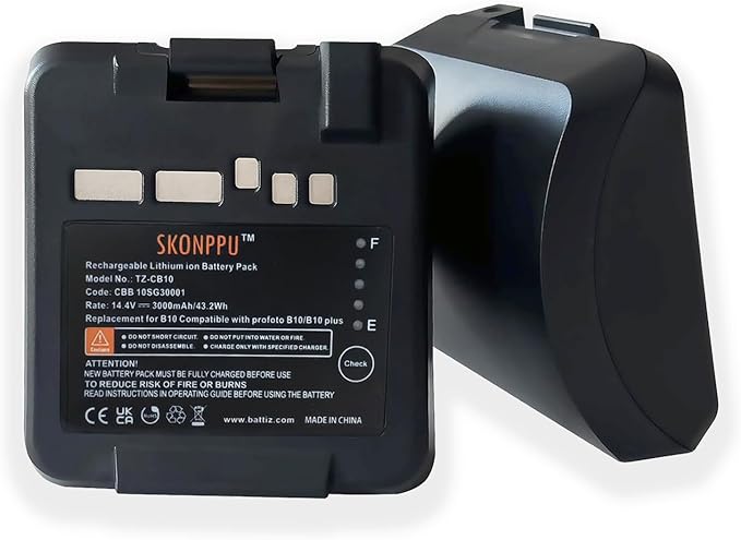 Replacement Li-ion Battery Compatible with Profoto B10/B10 Plus Camera Flash 14.4 V 3000 mAh/43 Wh