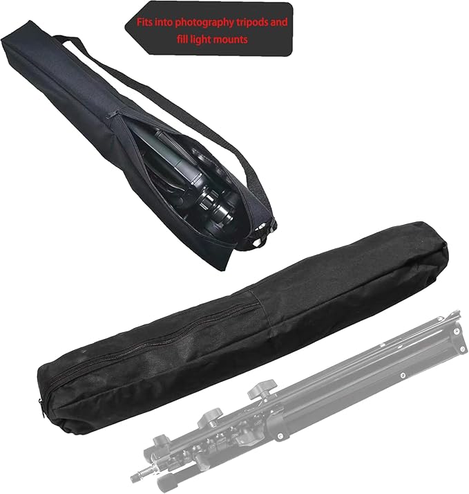 Tripod Carrying Case Bag, Waterproof Tripod Bag with Adjustable Shoulder Strap for Photo Studio Light Stands, Mic Stand and Tent Pole Monopod and Other Photography Equipment (23.6"x3.9")