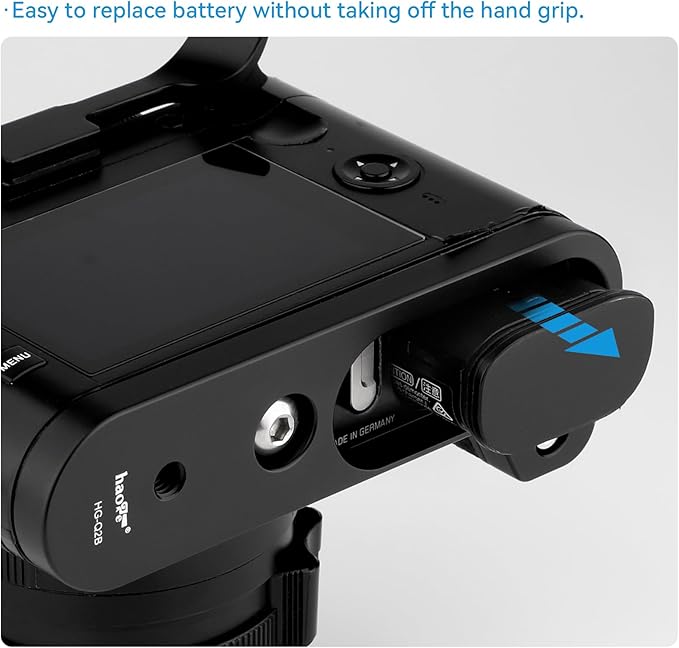 Haoge HG-Q2B Hand Grip Bracket Holder Designed for Leica Q2 Camera Body