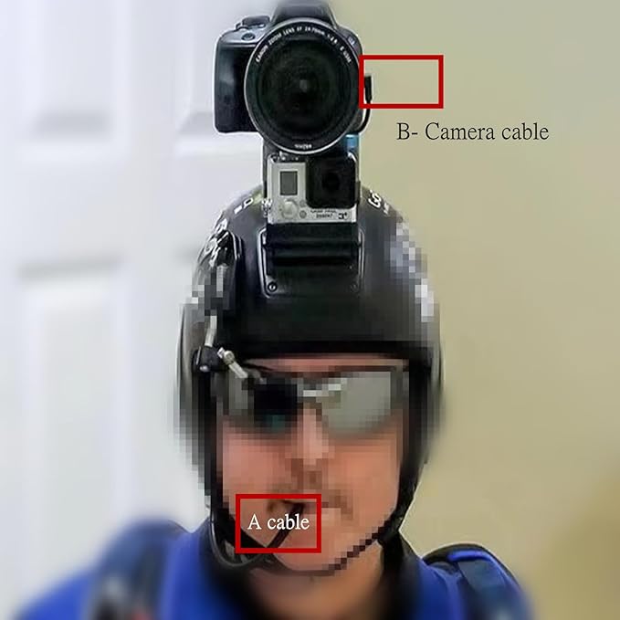 Bite Switch Skydiving Camera Cable Camera Shutter Release Cable/Aerial line /RC201-S2 Aerial Photography Wing-Mounted Action Camera Cable a7m2/3/4 a6500 a6600 RX0II