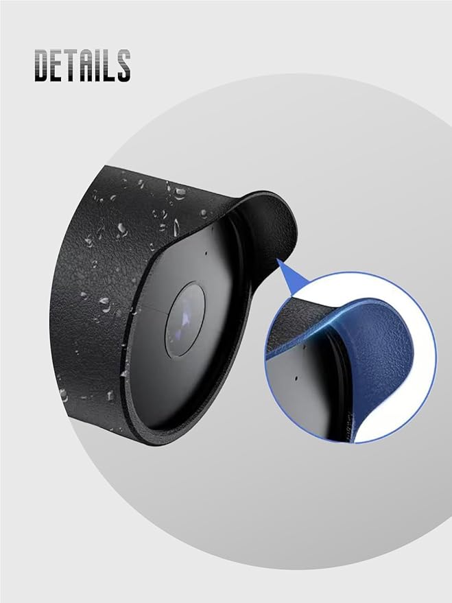 2-Pack Cover for Google Nest Cam Outdoor or Indoor (Battery, 2nd Gen), FJIASTB Soft Silicone Protective Case, Shockproof, Waterproof (Black)