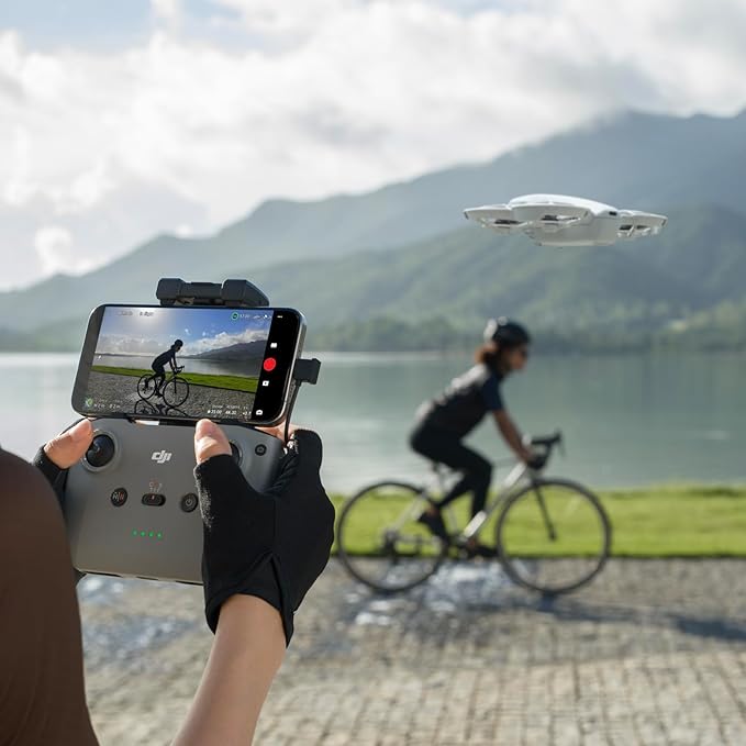 DJI Neo Fly More Combo, Mini Drone with 4K UHD Camera for Adults, 135g Self Flying Drone that Follows You, Palm Takeoff, Subject Tracking, QuickShots, Stabilized Video, with RC-N3 and 3 Batteries