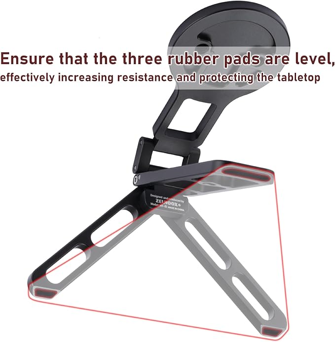 MagSafe Compatible Pocket-Sized Tripod - Sturdy Magnetic Hold, Height-Adjustable for MagSafe Phones, Ideal for Vlogging