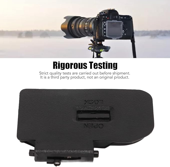 Focket Replacement Camera Battery Cover, Battery Door Case Door Lid Repair Part Battery Door Cover for ILCE 7M4 A7R4 A7S3 FX3 A9M2 Camera
