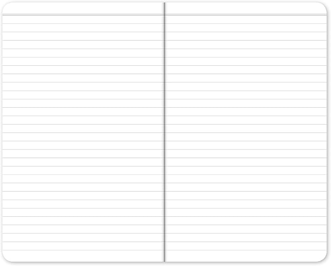 Elan Publishing Company Field Notebook/Journal - Gold Foil Patterns - Lined Memo Book (5"x8") - Pack of 5