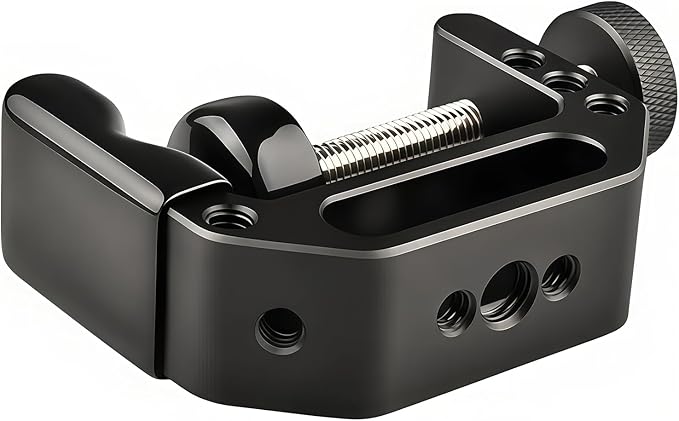 C Clamp Camera Mount with 1/4’’ and 3/8’’ Threaded Holes - 4.5cm Jaw Opening - Max Load 2kg