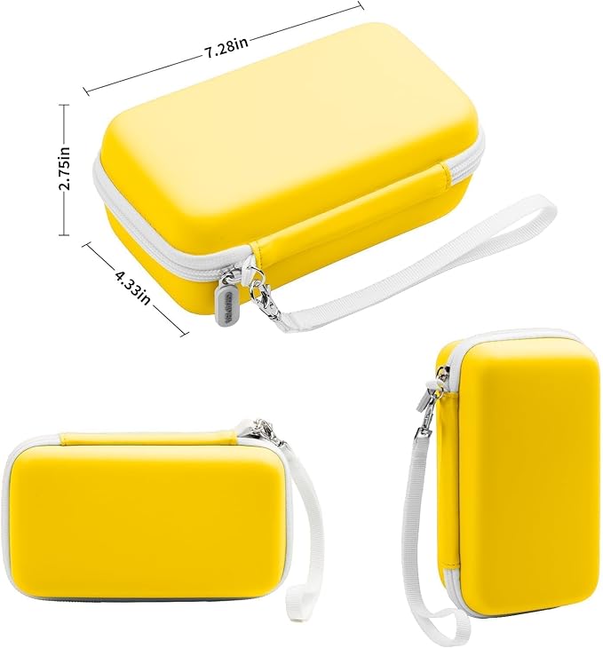Grapsa Case Compatible with ESOXOFFORE for Dylanto for Anchioo for WEEFUN for GKTZ for Amzelas for Mafiti Instant Print Camera for Kids, Film Camera Storage Holder Organizer Bag (Box Only)- Yellow
