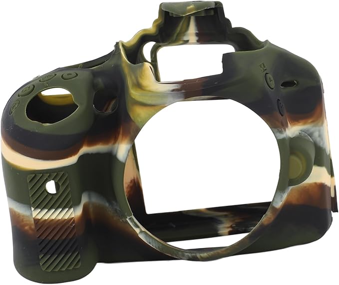 Silicone Camera Case for D3100, Shock Proof Rubber Protective Body Skin Cover Bag for D3100 (Camouflage)