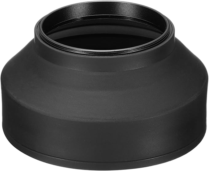 PATIKIL 62mm Camera Lens Hood, Rubber Collapsible Lens Protector Anti-Reflection Blocks Excess Sunlight Enhance Camera Photography for Nikon, for Fujifilm, for Pentax, for Leica